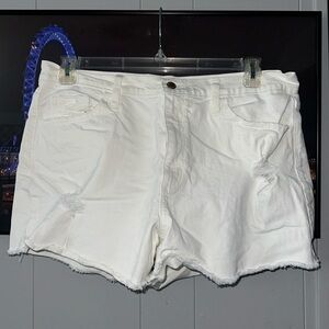 Universal Thread Women's White Jean Shorts